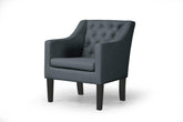 Brittany Club Chair, Gray